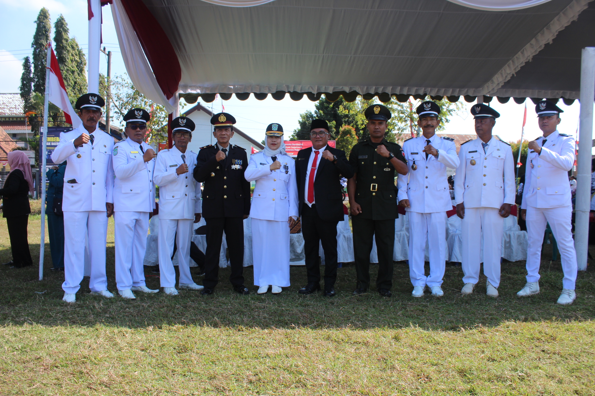 Upacara HUT ke-81 Kemerdekaan RI Digelar di Lapangan Rowokangkung