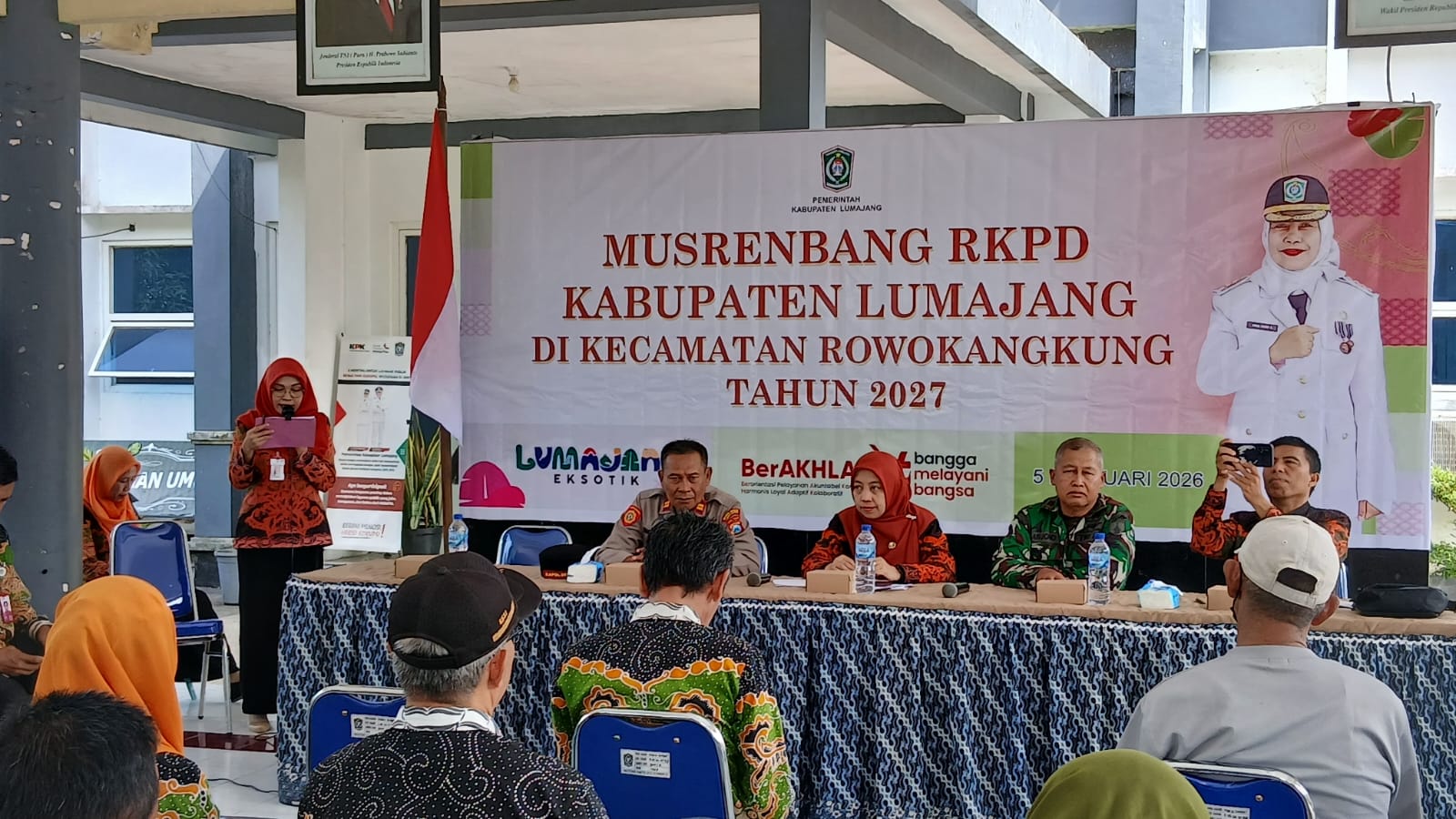 Musrenbang RKPD Kabupaten Lumajang Tahun 2027 Digelar di Kecamatan Rowokangkung