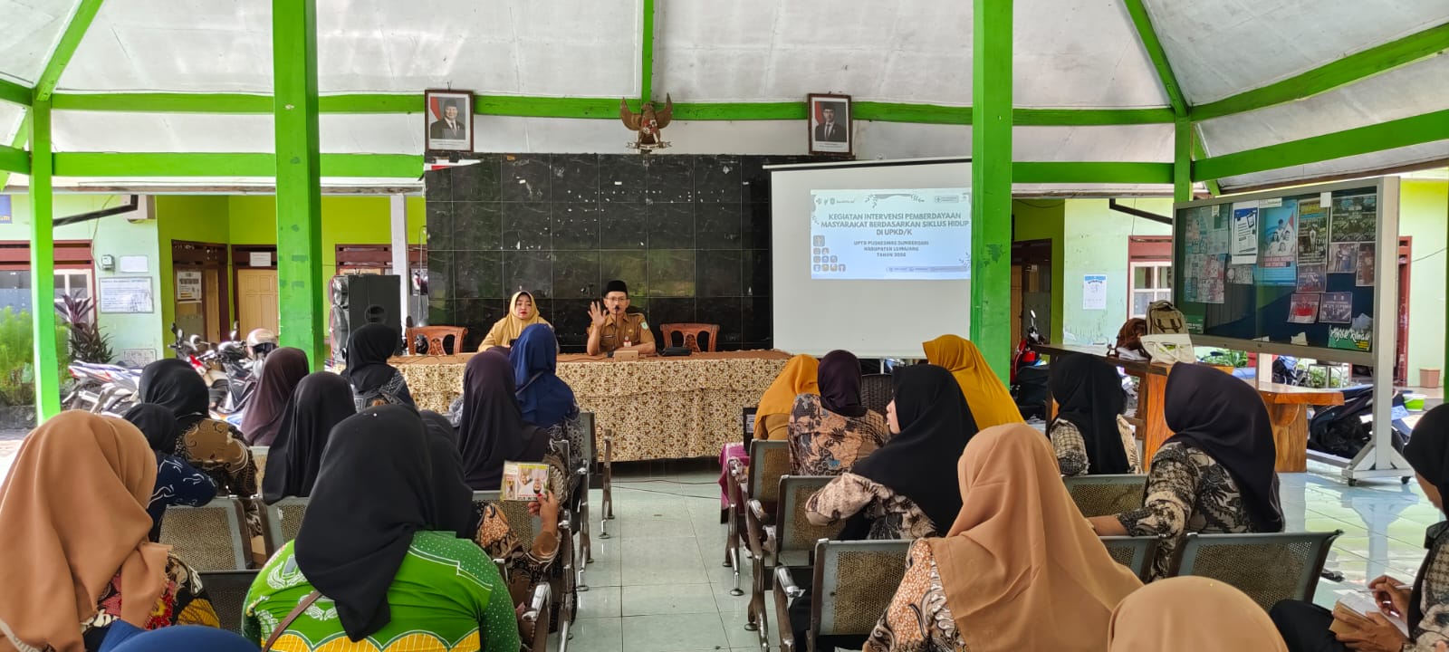 Pertemuan Intervensi Pemberdayaan Masyarakat di Desa Sumbersari